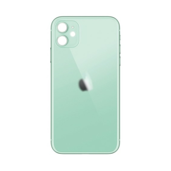 iPhone 11 hátlap (nagy lyukú kamera kivágással) -zöld