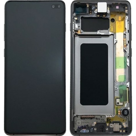 Samsung S10E gyári keretes LCD - kijelző fekete/GH82-18852A