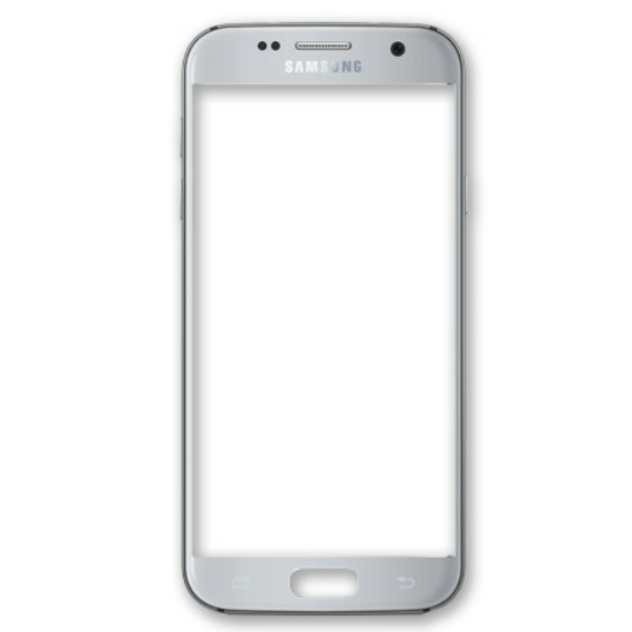 Samsung S7 kijelző üveg ezüst